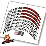 Road Bicycle Wheels Rim Decal Stickers for Campagnolo BORA TWO 35